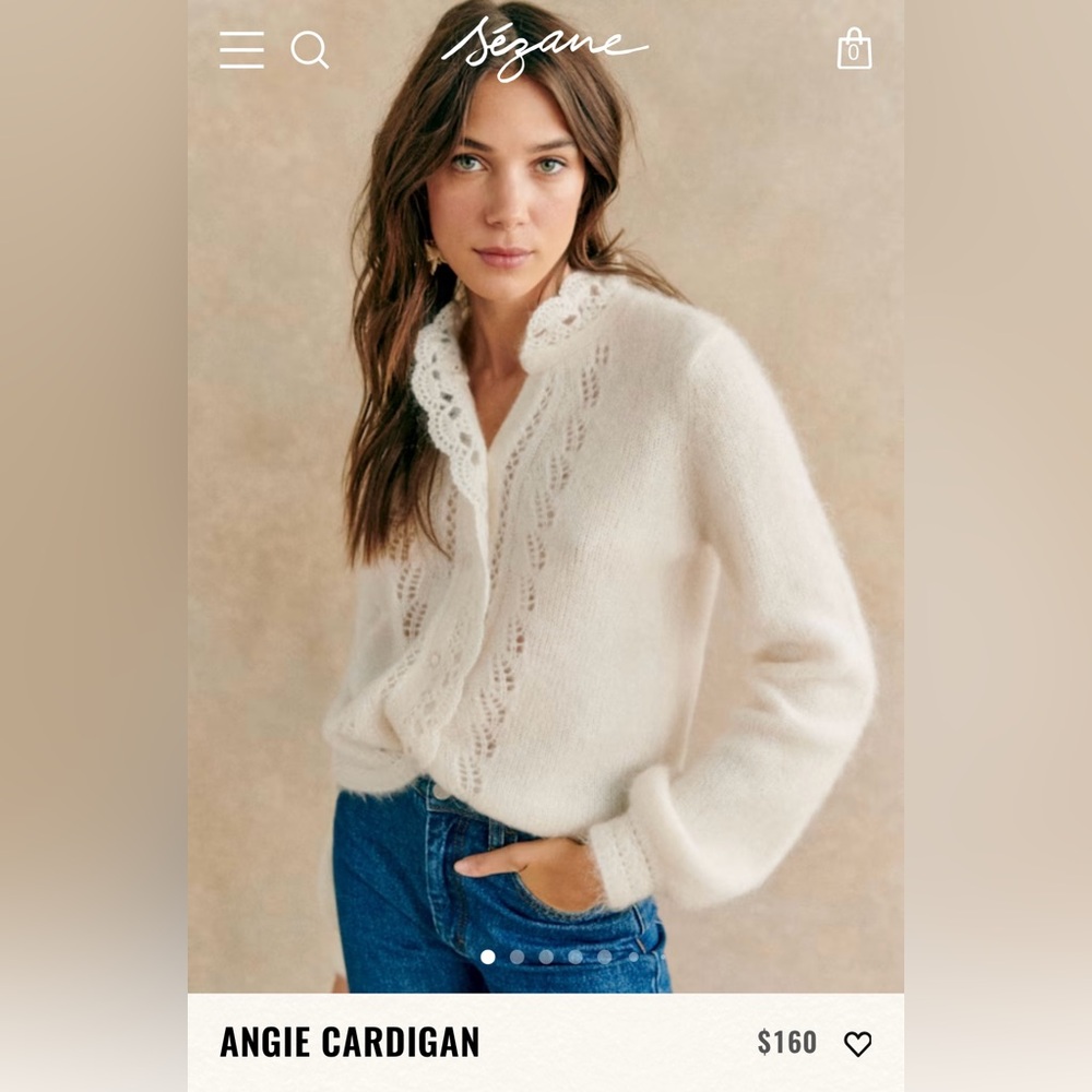 Sezane sweater new with tags XS